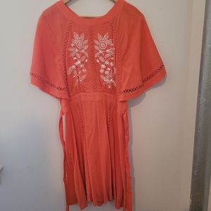 Nanette Lepore orange dress